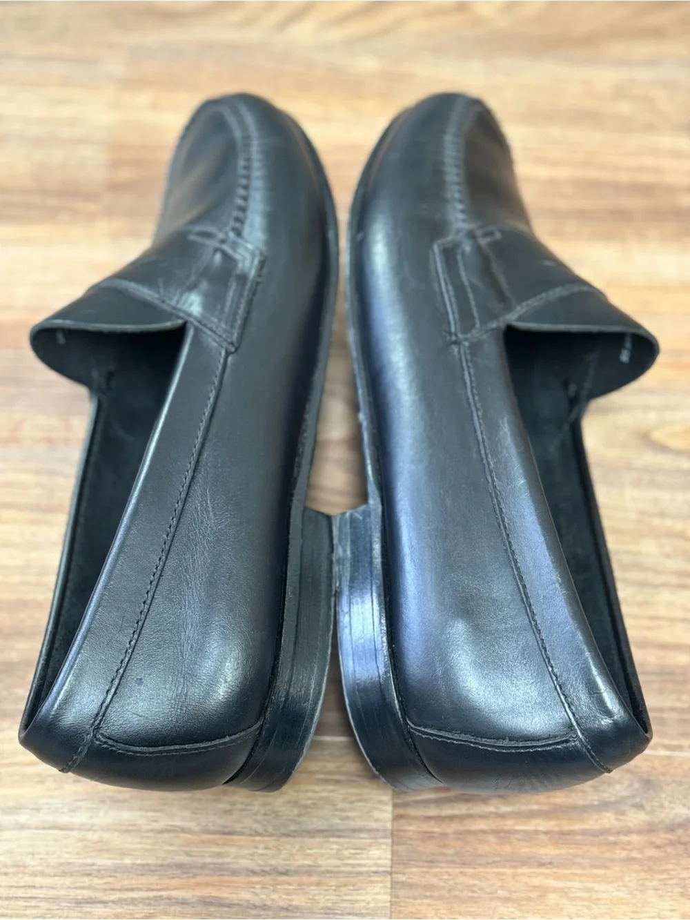 G.H. Bass & Co. Weejuns Men’s Penny Loafers Black Leather Size 12